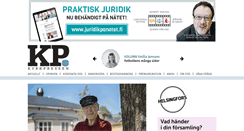 Desktop Screenshot of kyrkpressen.fi